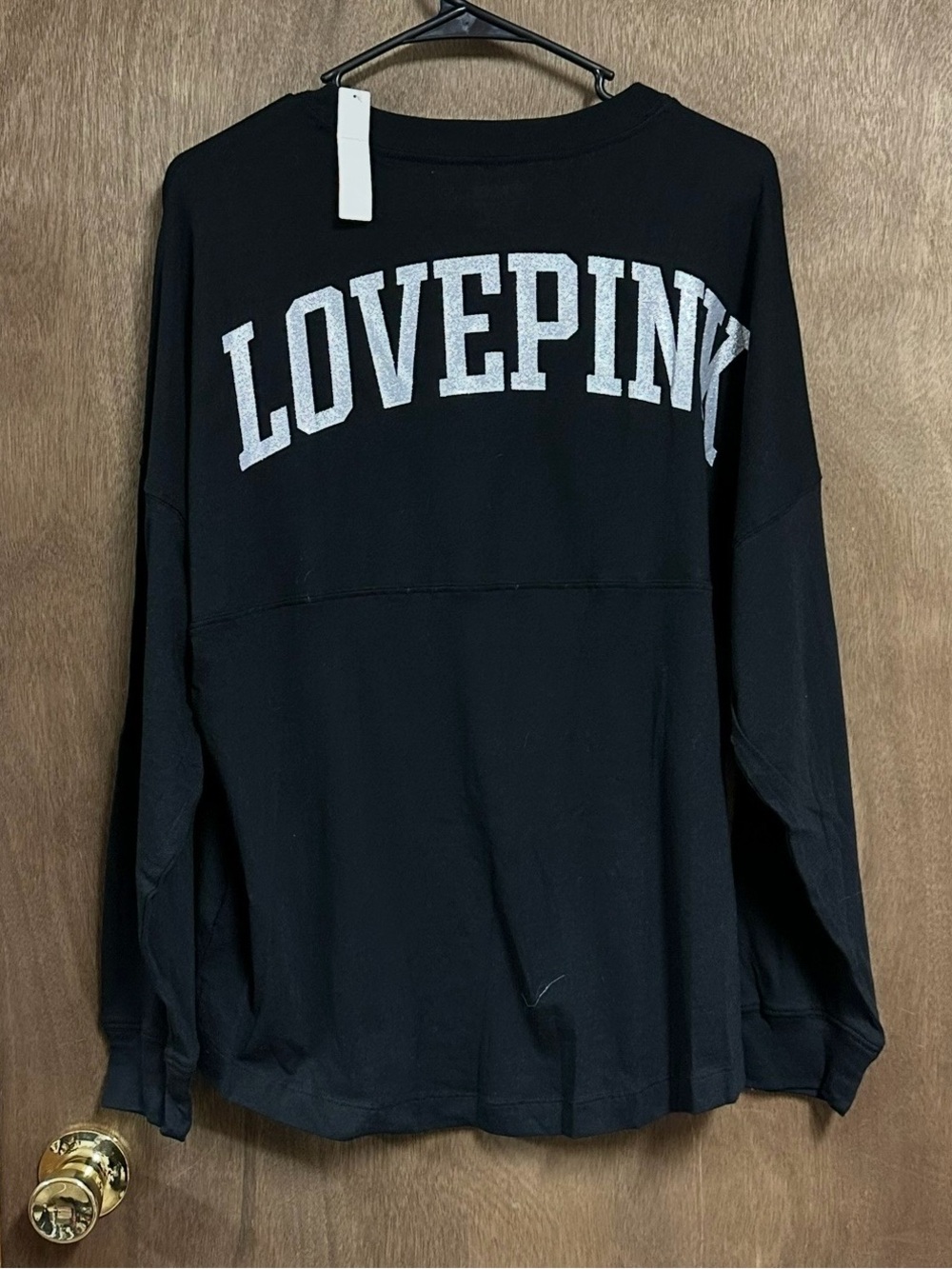 NWT Victoria’s Secret Pink Long Sleeve Bling Shirt Small